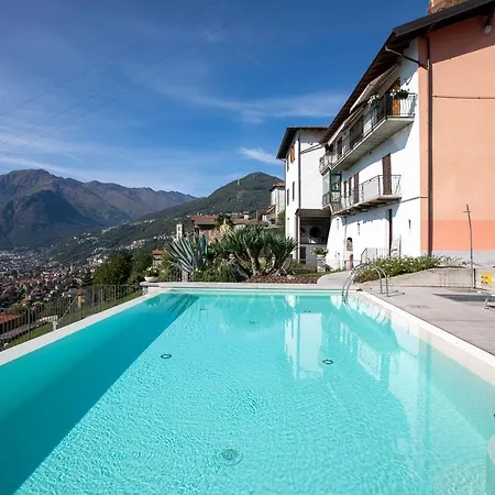 Aparthotel Cafelicita - View - Infinity Pool - Jacuzzi Gravedona