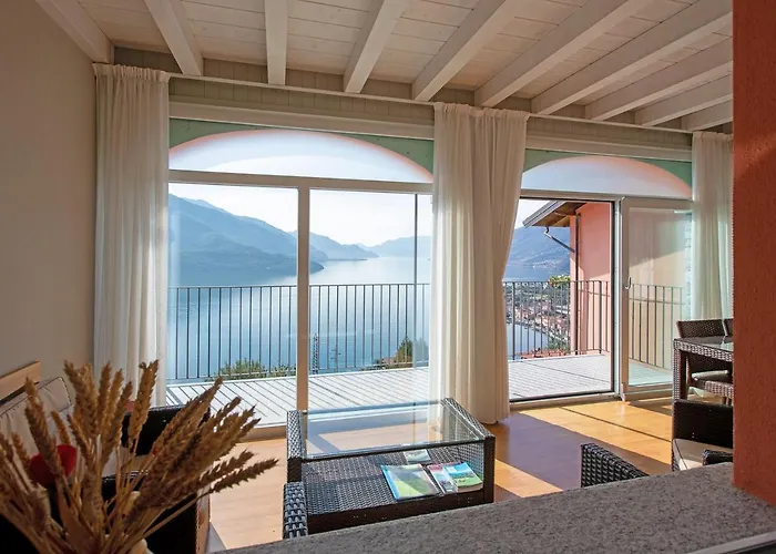 Cafelicita - View - Infinity Pool - Jacuzzi Lägenhetshotell Gravedona